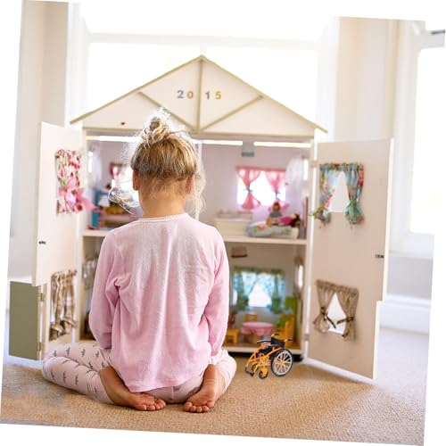 TOYANDONA Miniatur Faltbarer mit Krücken Puppenzubehör aus Realistische Simulation für Kreative Rollenspiele und Puppenhäuser Pädagogisches Empathie und Inklusion TOYANDONA Miniatur Faltbarer mit Krücken Puppenzubehör aus Realistische Simulation für Kreative Rollenspiele und Puppenhäuser Pädagogisches Empathie und Inklusion von TOYANDONA