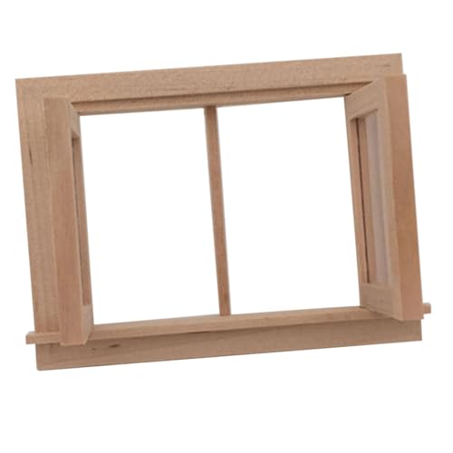TOYANDONA Miniatur Fenster Modell DIY Holzspielzeug Für Charmantes Puppenhaus Zubehör Für Kreative Spielideen Und Fantasievolles TOYANDONA Miniatur Fenster Modell DIY Holzspielzeug Für Charmantes Puppenhaus Zubehör Für Kreative Spielideen Und Fantasievolles von TOYANDONA