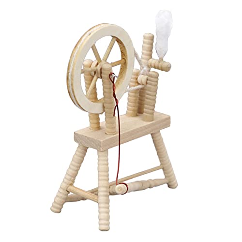 TOYANDONA Miniatur Holz Handspulmaschine Dekorative Puppenhaus Deko Vintage Stil Robustes Holzmodell für Puppenstuben Mini Haus Zubehör als Fotorequisite und Kinderspielzeug TOYANDONA Miniatur Holz Handspulmaschine Dekorative Puppenhaus Deko Vintage Stil Robustes Holzmodell für Puppenstuben Mini Haus Zubehör als Fotorequisite und Kinderspielzeug von TOYANDONA