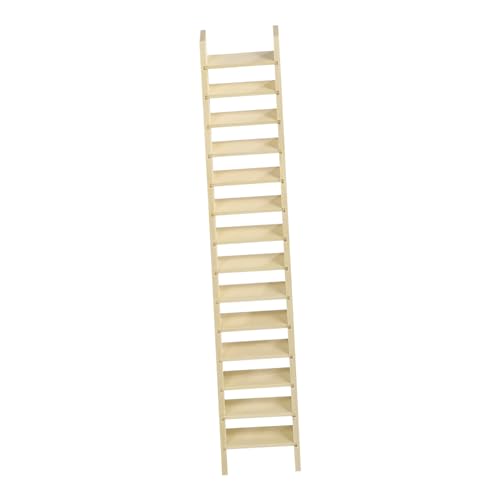 TOYANDONA Miniatur-Holzleiter Miniaturleiter Miniaturmöbel Miniaturzubehör DIY Holzleiter Spielzeugleiter Miniaturen Auto Puppe Kamera Hausleiter aus Holz Mini-Möbel Mini-Hausleiter von TOYANDONA