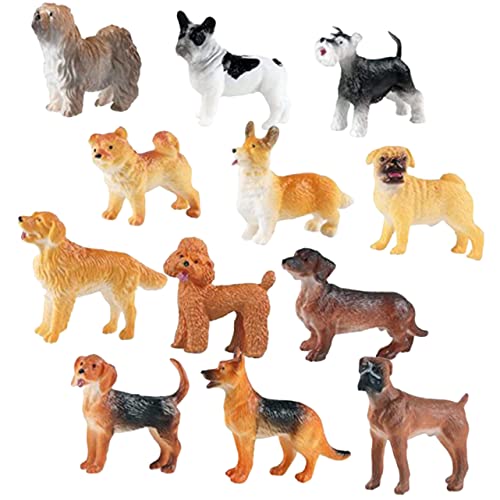 TOYANDONA Miniatur Hunde Figuren Realistische Welpen Modelle Für Hund Deko Figuren Hund Perfekt Für Und Garten Dekoration TOYANDONA Miniatur Hunde Figuren Realistische Welpen Modelle Für Hund Deko Figuren Hund Perfekt Für Und Garten Dekoration von TOYANDONA