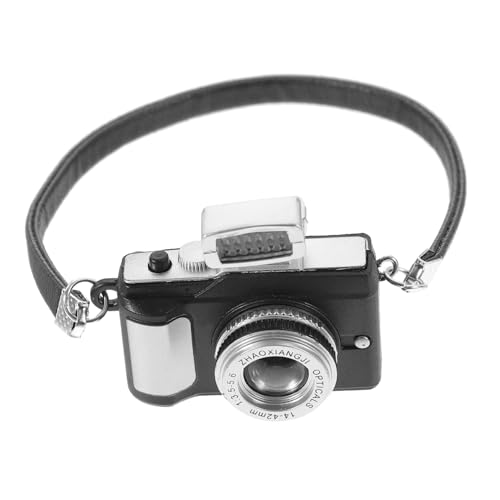 TOYANDONA Miniatur Kamera Dekoration Für Puppenhaus Kreative Fotografie Requisite Für Hängendes Band Plastisches Kameradesign Ideal Für Miniatur Deko Und Gartenaccessoires von TOYANDONA