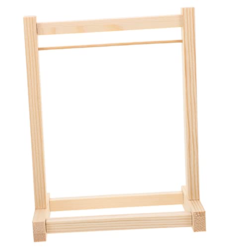 TOYANDONA Kleiderständer Für Puppen 20 cm Kleiderbügel Aus Holz Für Puppen Zur Puppenpräsentation von TOYANDONA