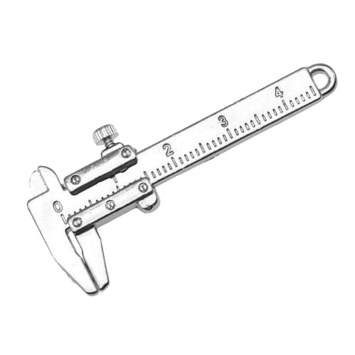 TOYANDONA Miniatur Metall Vernier Messschieber Modell Silber Puppenhaus Deko Miniaturmaßstab für Puppenhaus Zubehör und Modellbau TOYANDONA Miniatur Metall Vernier Messschieber Modell Silber Puppenhaus Deko Miniaturmaßstab für Puppenhaus Zubehör und Modellbau von TOYANDONA