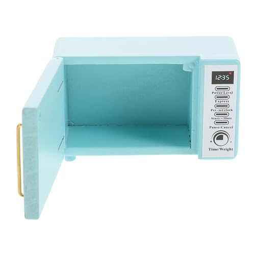 TOYANDONA Miniatur-Mikrowellen-Puppenschlauch Mini-Mikrowellen-Puppenhaus-Ofen Mini- -Ofen-Modell Winziges Mikrowellen-Ofen-Modell Mini-Küchenmöbel DIY-Zubehör Blau TOYANDONA Miniatur-Mikrowellen-Puppenschlauch Mini-Mikrowellen-Puppenhaus-Ofen Mini- -Ofen-Modell Winziges Mikrowellen-Ofen-Modell Mini-Küchenmöbel DIY-Zubehör Blau von TOYANDONA