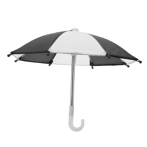 TOYANDONA Miniatur Puppen Regenschirm Deko Zubehör Verstellbarer Bunter Mini Schirm für Puppenhaus Langlebiges Leichtes Mikro Landschafts Accessoire für Fotos und Spiel von TOYANDONA