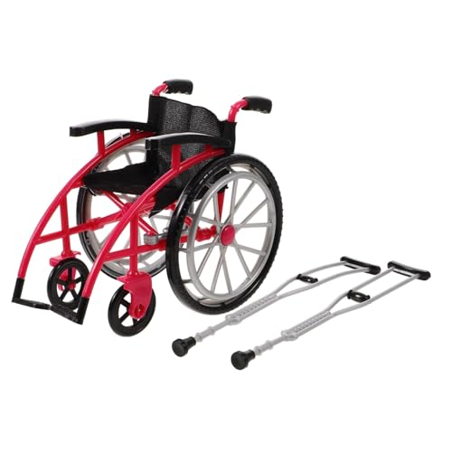 TOYANDONA Miniatur Puppen Spielset Mit Rollstuhl Und Krücken Realistisches Puppenhaus Zubehör Für Kreative Spiele Bunte Faltbare Rollstuhl Modelle Für Und Puppenliebhaber TOYANDONA Miniatur Puppen Spielset Mit Rollstuhl Und Krücken Realistisches Puppenhaus Zubehör Für Kreative Spiele Bunte Faltbare Rollstuhl Modelle Für Und Puppenliebhaber von TOYANDONA