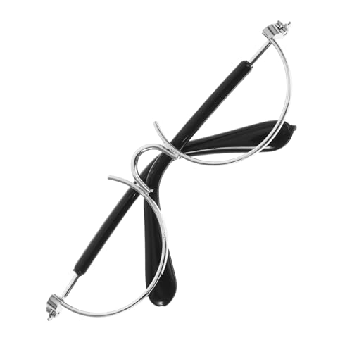 TOYANDONA Miniatur Puppenbrille mit Metallrand Halbrand Sonnenbrille für Stoffpuppen und Passend Stilvolles Kostümzubehör für Puppenhaus Dekoration und Bastelbedarf TOYANDONA Miniatur Puppenbrille mit Metallrand Halbrand Sonnenbrille für Stoffpuppen und Passend Stilvolles Kostümzubehör für Puppenhaus Dekoration und Bastelbedarf von TOYANDONA