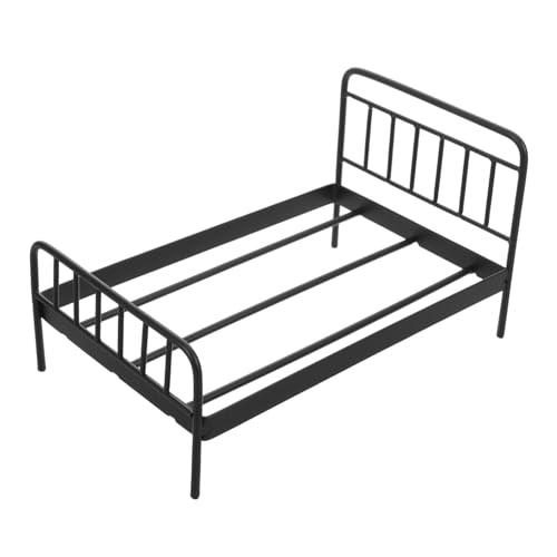TOYANDONA Miniatur Puppenhaus Metall Etagenbett Stabiles Schlafzimmer Möbel Zubehör Vielseitiges Miniaturbett für Puppenhaus Schlafzimmer Tragbar und Kreativ für Kinderspielzeug Dekor TOYANDONA Miniatur Puppenhaus Metall Etagenbett Stabiles Schlafzimmer Möbel Zubehör Vielseitiges Miniaturbett für Puppenhaus Schlafzimmer Tragbar und Kreativ für Kinderspielzeug Dekor von TOYANDONA