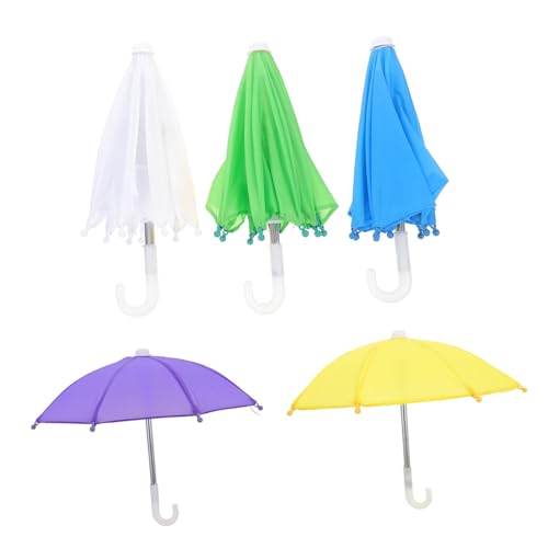 TOYANDONA Mini Umbrella Miniatur Puppenhaus Regenschirm Dekoration Bunte Miniatur Regenschirme Für Rollenspiele Zubehör Für Puppenhaus Und Figuren Schirm Klein TOYANDONA Mini Umbrella Miniatur Puppenhaus Regenschirm Dekoration Bunte Miniatur Regenschirme Für Rollenspiele Zubehör Für Puppenhaus Und Figuren Schirm Klein von TOYANDONA