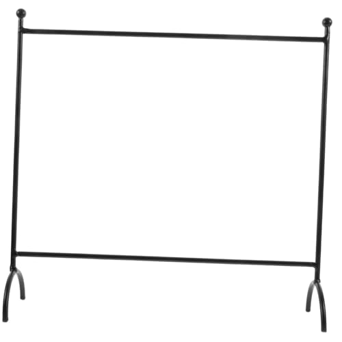 TOYANDONA Miniatur Puppenkleiderständer aus Metall Stabiler Glatter Metallhalter für Puppenkleidung Praktischer Aufbewahrungsständer für Puppenmode und Doll Accessories von TOYANDONA