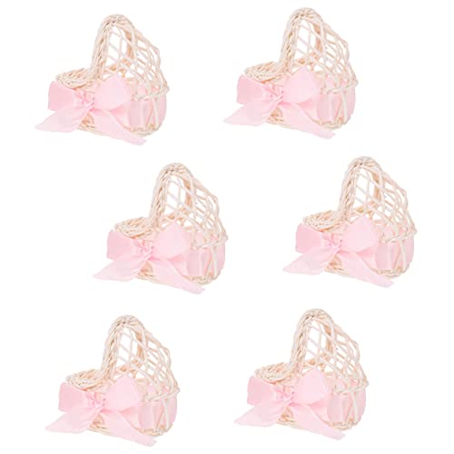 TOYANDONA Deko Küche Miniatur Rattan Woven Blumenkörbe Für Dekoration Handgefertigte Aufbewahrungskörbe Für Blumenläden Und Puppenhäuser Geburtstag Mama TOYANDONA Deko Küche Miniatur Rattan Woven Blumenkörbe Für Dekoration Handgefertigte Aufbewahrungskörbe Für Blumenläden Und Puppenhäuser Geburtstag Mama von TOYANDONA