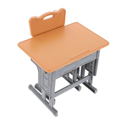 TOYANDONA Miniatur Schulmöbel Set aus Robustem Kunststoff Miniatur Schreibtisch und Stuhl für Puppenhaus Platzsparendes Design Pädagogisches Rollenspiel für Kinderzimmer Dekoration und TOYANDONA Miniatur Schulmöbel Set aus Robustem Kunststoff Miniatur Schreibtisch und Stuhl für Puppenhaus Platzsparendes Design Pädagogisches Rollenspiel für Kinderzimmer Dekoration und von TOYANDONA