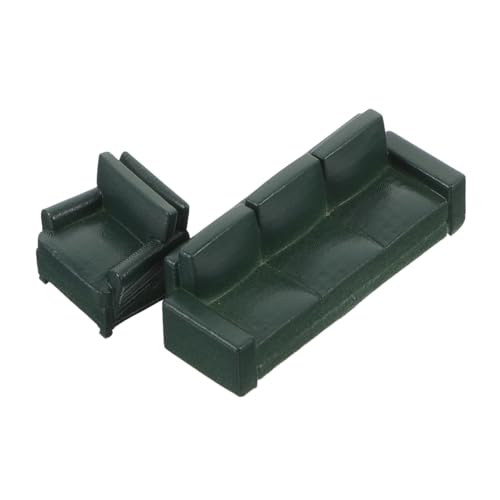 TOYANDONA Miniatur Sofa Modell Maßstab Realistische Puppenhaus Möbel aus Resin Detailgetreues Wohnzimmer Möbelstück Leicht und Kompakt für Miniaturszenen Dekoration TOYANDONA Miniatur Sofa Modell Maßstab Realistische Puppenhaus Möbel aus Resin Detailgetreues Wohnzimmer Möbelstück Leicht und Kompakt für Miniaturszenen Dekoration von TOYANDONA