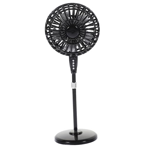 TOYANDONA Miniatur Szenenspielzeug Elektrischer Mini Puppenhauszubehör Kinderspielzeug Dekoratives Ventilatormodell Puppenhaus Szenen Requisite Mini Ventilatormodell von TOYANDONA
