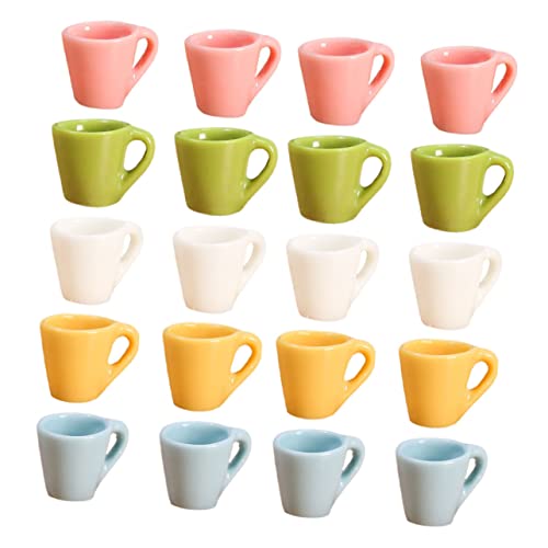 TOYANDONA Miniatur Tassen Set Simulation Mini Becher Für Dekoration Und Bastelprojekte Fünf Farben Je Perfekt Für Puppenhaus Und Miniatur Sammlungen TOYANDONA Miniatur Tassen Set Simulation Mini Becher Für Dekoration Und Bastelprojekte Fünf Farben Je Perfekt Für Puppenhaus Und Miniatur Sammlungen von TOYANDONA