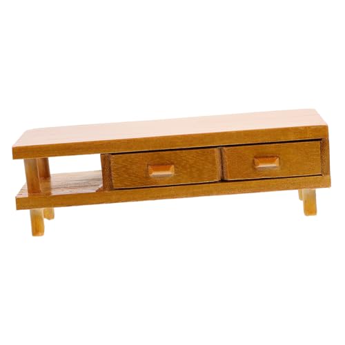 TOYANDONA Miniatur Tv Schrank aus Puppenhaus Möbel Modell Lebensechte Miniaturdekoration für Wohnzimmer Geeignet als Kinderzimmer und Kleines Ornament TOYANDONA Miniatur Tv Schrank aus Puppenhaus Möbel Modell Lebensechte Miniaturdekoration für Wohnzimmer Geeignet als Kinderzimmer und Kleines Ornament von TOYANDONA
