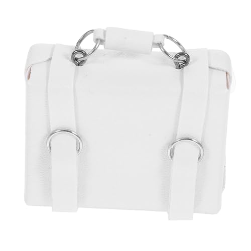 TOYANDONA Miniatur Vintage Mini Lederkoffer mit Holz und Metalldetails Stabiles Tragbares Puppenhaus Realistisches Mini Reisegepäck für Kleinkinder Kreatives Rollenspiel Zubehör TOYANDONA Miniatur Vintage Mini Lederkoffer mit Holz und Metalldetails Stabiles Tragbares Puppenhaus Realistisches Mini Reisegepäck für Kleinkinder Kreatives Rollenspiel Zubehör von TOYANDONA