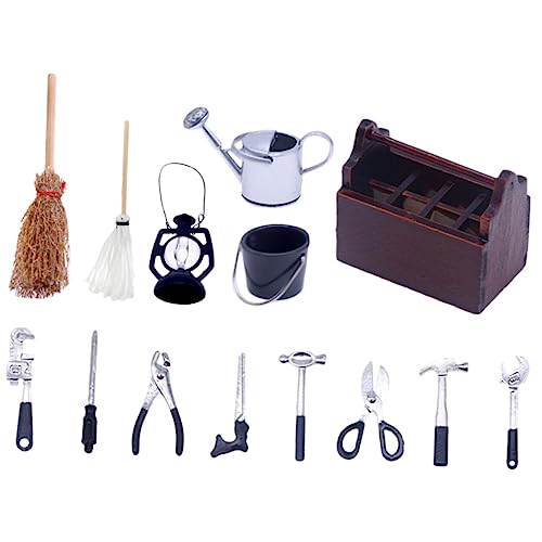 TOYANDONA Werkzeug Werkzeugset Für Puppenhäuser 1 Set Werkzeugkasten Mit Verschiedenen Werkzeugen Ideal Für Und Dekorationen Perfekt Zubehör Für Ihr TOYANDONA Werkzeug Werkzeugset Für Puppenhäuser 1 Set Werkzeugkasten Mit Verschiedenen Werkzeugen Ideal Für Und Dekorationen Perfekt Zubehör Für Ihr von TOYANDONA