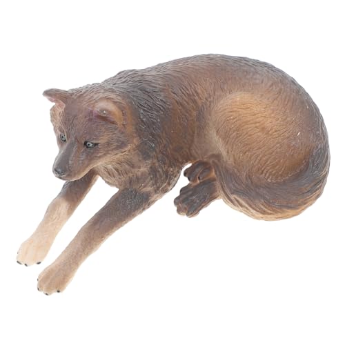 TOYANDONA Miniatur Wolf Modell aus Kunststoff Realistisches Wildtier Ornament für Detailreiche Graue Wolf Figur Kleines Wildtier Dekorationsspielzeug als Geschenk und Schreibtischdeko TOYANDONA Miniatur Wolf Modell aus Kunststoff Realistisches Wildtier Ornament für Detailreiche Graue Wolf Figur Kleines Wildtier Dekorationsspielzeug als Geschenk und Schreibtischdeko von TOYANDONA
