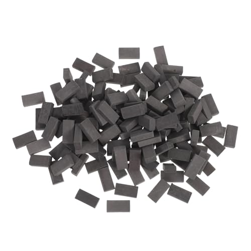 TOYANDONA Miniatur Ziegelsteine Clay Modellbausteine Pack DIY Landschaftsbau Zubehör für Sandtisch Puppenhaus Mikro Garten Dekoration Handgefertigt Stabil Detailgetreu von TOYANDONA