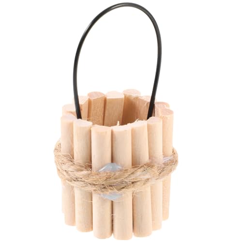 TOYANDONA Miniatur-garteneimer Aus Holz, Miniatur-Eimer, Dekoratives Mini-Eimer-Modell, Simuliertes Fass TOYANDONA Miniatur-garteneimer Aus Holz, Miniatur-Eimer, Dekoratives Mini-Eimer-Modell, Simuliertes Fass von TOYANDONA
