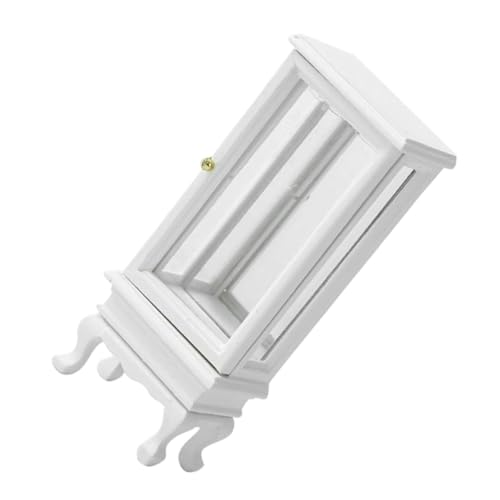TOYANDONA Miniaturausstellungsschrank Für Dollhouse Holzschrank Modell Mini Möbelzubehör Für Kleine Räume Wohnzimmer Schlafzimmerstudium von TOYANDONA