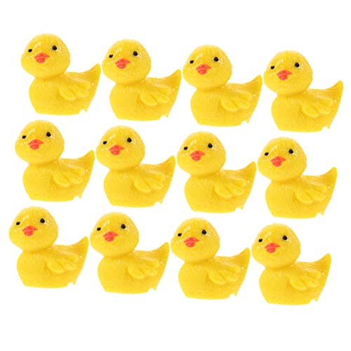 TOYANDONA Badeenten Klein Kleine Enten Miniature Enten Figuren Niedliche Mini Ducks Aus Für Garten Dekoration Miniaturfiguren Für Pflanzgefäße Und Bastelprojekte Bunten Farben von TOYANDONA