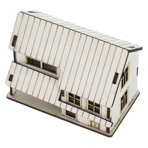 TOYANDONA Miniaturhaus Tischhausfiguren 3D-Puzzle- Modell Montagehaus Weihnachtsszene Lebkuchenhaus Weihnachten Hausmontagemodell Blockhaus Selbst Bauen Kabinenmodell Holz Beige TOYANDONA Miniaturhaus Tischhausfiguren 3D-Puzzle- Modell Montagehaus Weihnachtsszene Lebkuchenhaus Weihnachten Hausmontagemodell Blockhaus Selbst Bauen Kabinenmodell Holz Beige von TOYANDONA
