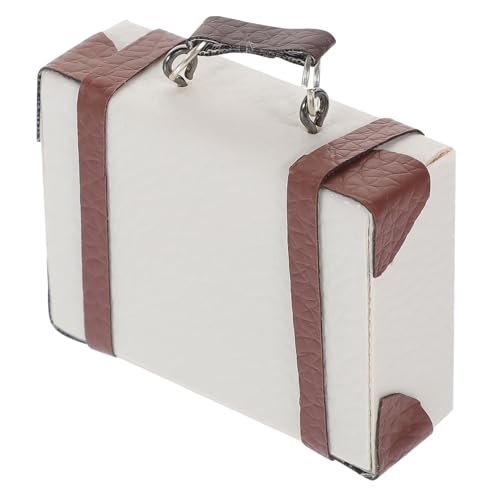 TOYANDONA Miniatur Koffer Deko für Puppenhaus Mini Suitcase Ornament Zubehör für Miniaturmöbel und DIY-projekte Dekorativ und Detailreich für Kreative Fotografie von TOYANDONA