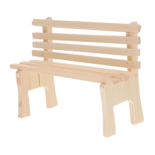 TOYANDONA Minibank für kinderspielzeug spielzeuge Toys for puppenhauszubehör Miniatur-Zubehör Minifiguren Mini- Teppich Mini-Bank-Modell Gartenbank aus Holz TOYANDONA Minibank für kinderspielzeug spielzeuge Toys for puppenhauszubehör Miniatur-Zubehör Minifiguren Mini- Teppich Mini-Bank-Modell Gartenbank aus Holz von TOYANDONA