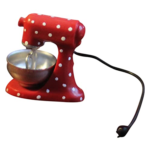 TOYANDONA Mixer Miniatur Accessoire Küchengerät Miniatur Figur Wohndekoration Miniatur Küchengerät Sammlerstück Puppenhaus Modell Mixer Modell Rot Resin TOYANDONA Mixer Miniatur Accessoire Küchengerät Miniatur Figur Wohndekoration Miniatur Küchengerät Sammlerstück Puppenhaus Modell Mixer Modell Rot Resin von TOYANDONA