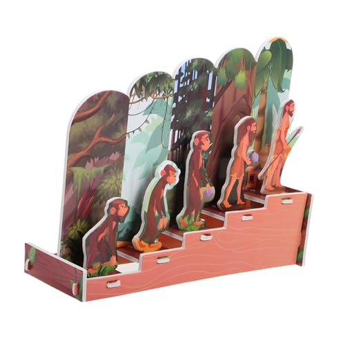 TOYANDONA Pädagogisches Puzzle Zur Evolution des Menschen Für Kinder Spielzeug Wissenschafts-lernset Puzzle Zum Logischen Denken des Menschen TOYANDONA Pädagogisches Puzzle Zur Evolution des Menschen Für Kinder Spielzeug Wissenschafts-lernset Puzzle Zum Logischen Denken des Menschen von TOYANDONA