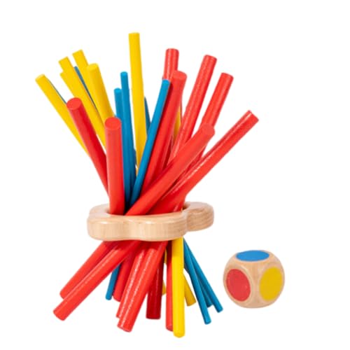 TOYANDONA Stapelspielzeug Aus Holz Für Junge Mädchen Pinguin-Waage Mit Farberkennung Intelligentes Kinderpuzzle Und Mathematische Manipulatoren Lustiges Stapelspiel Für von TOYANDONA