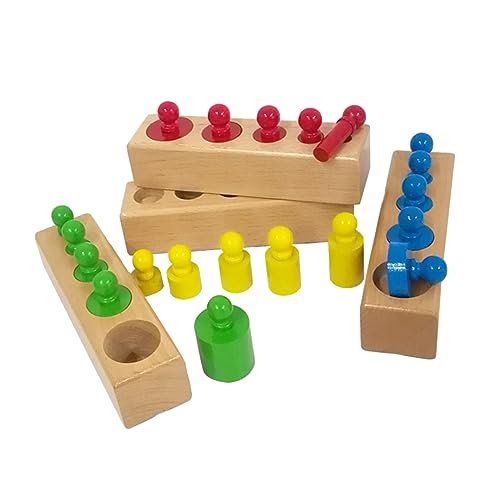 TOYANDONA Montessori Bunte Steckspiele Für Pädagogisches Holzspielzeug Zur Frühkindlichen Lernspielzeug Für Kleinkinder Ab 2 Jahren Ideales Für Kreative TOYANDONA Montessori Bunte Steckspiele Für Pädagogisches Holzspielzeug Zur Frühkindlichen Lernspielzeug Für Kleinkinder Ab 2 Jahren Ideales Für Kreative von TOYANDONA
