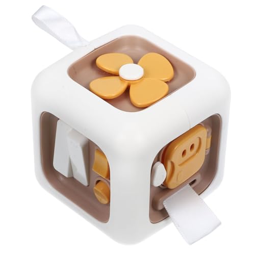 TOYANDONA Spielzeug Montessori Busy Cube Für Kleinkinder Sensory Board Und Motorisches Lernspielzeug Für 1 3 Jahre Fidget Toy Für Reisen Und Bildung Spielzeug Baby von TOYANDONA