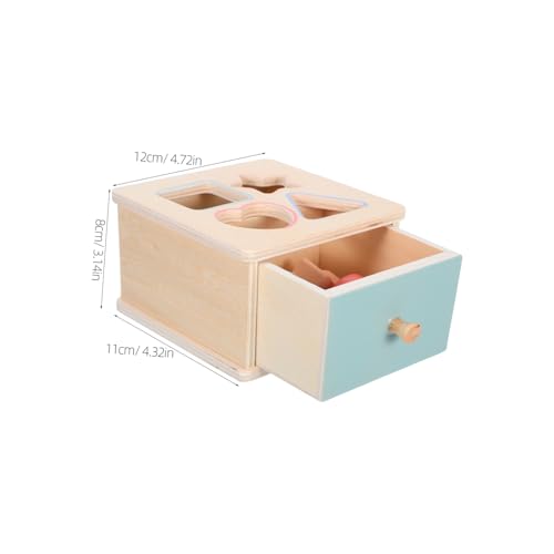 TOYANDONA Montessori Farb und Formsortierbox aus Holz Pädagogisches Puzzle für Kleinkinder Jahre Fördert Farberkennung Formzuordnung Feinmotorik und Problemlösungsspielzeug TOYANDONA Montessori Farb und Formsortierbox aus Holz Pädagogisches Puzzle für Kleinkinder Jahre Fördert Farberkennung Formzuordnung Feinmotorik und Problemlösungsspielzeug von TOYANDONA