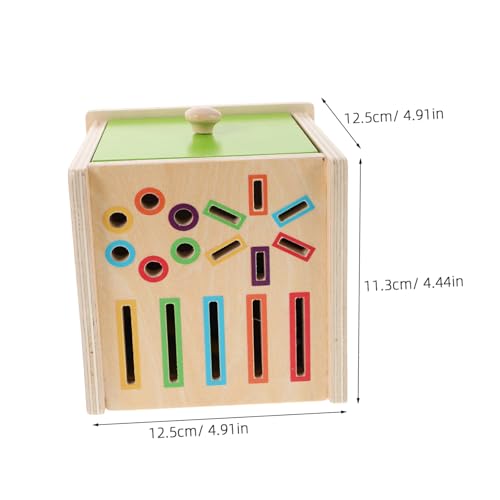 TOYANDONA Montessori Holz Farb und Formsortierspielzeug für Ab Jahren Bunte aus Massivem Holz zur Frühen Kognitiven und Visuellen Farberkennung TOYANDONA Montessori Holz Farb und Formsortierspielzeug für Ab Jahren Bunte aus Massivem Holz zur Frühen Kognitiven und Visuellen Farberkennung von TOYANDONA