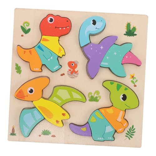 TOYANDONA Montessori Holzpuzzle Tiere Großes Steckspiel Pädagogisch Fördernd Feinmotorik Lernspielzeug Kleinkinder Vorschule Unisex für Frühe Entwicklung und Kognitive von TOYANDONA