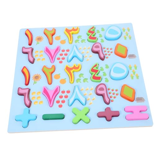TOYANDONA Montessori Holzpuzzle für Lernspielzeug zur Arabischen Zahlenerkennung Pädagogisches Spiel für Kleinkinder und Hand Augen Koordination TOYANDONA Montessori Holzpuzzle für Lernspielzeug zur Arabischen Zahlenerkennung Pädagogisches Spiel für Kleinkinder und Hand Augen Koordination von TOYANDONA