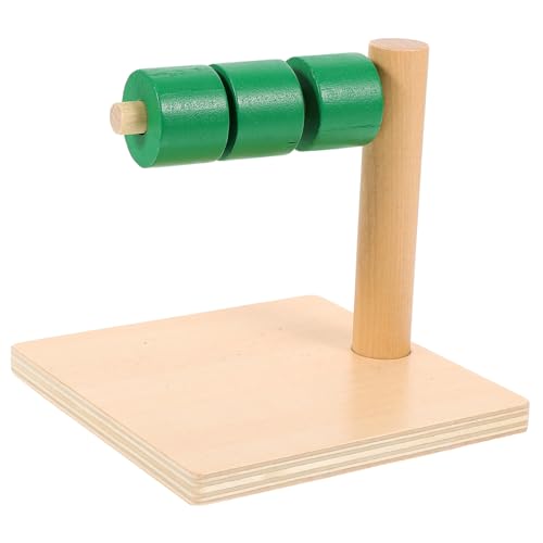 TOYANDONA Montessori Lernspielzeug Für Kleinkinder Discs Horizontalem Dowel Sensory Toy Hand-Auge-koordination Und Kreativität Für Jahre Holzspielzeug Für Eltern-aktivitäten TOYANDONA Montessori Lernspielzeug Für Kleinkinder Discs Horizontalem Dowel Sensory Toy Hand-Auge-koordination Und Kreativität Für Jahre Holzspielzeug Für Eltern-aktivitäten von TOYANDONA