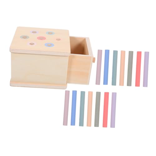 TOYANDONA Montessori Holzspielzeug für Kleinkinder Farben und Formen Sortierspiel für Frühes Lernen Interaktives Lernspielzeug Feinmotorik und Kreativität von TOYANDONA