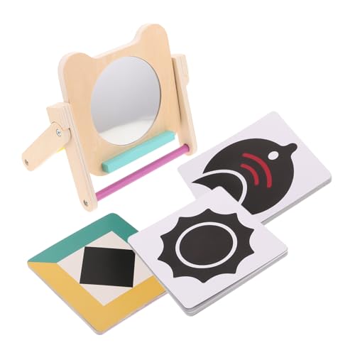 TOYANDONA Montessori Lernspielzeug Set für Kleinkinder Monate Holzspielzeug mit Spiegel und Kognition Karten Selbstständigkeit und Feinmotorik Frühpädagogik TOYANDONA Montessori Lernspielzeug Set für Kleinkinder Monate Holzspielzeug mit Spiegel und Kognition Karten Selbstständigkeit und Feinmotorik Frühpädagogik von TOYANDONA