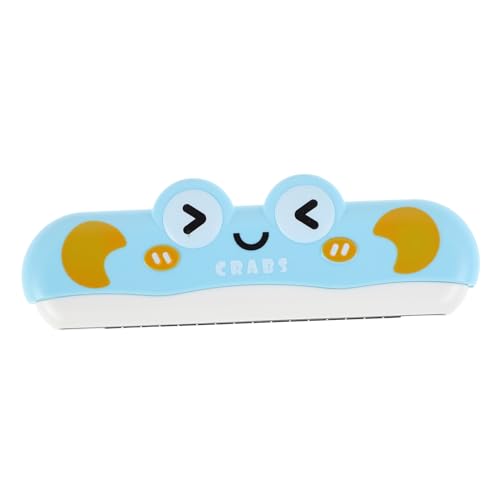 TOYANDONA Mundharmonika Blau Cartoon Design Leicht zu Lernen Fördert Musikalisches Bewusstsein und Koordination Musikinstrument für Kleinkinder und Vorschulkinder Anfänger von TOYANDONA