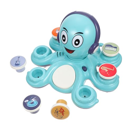 TOYANDONA Musik Licht Spielzeuge Musikspielzeug Musik Und Licht Oktopus Oktopus Süßes Simulations Oktopus Musikalisches Erleuchtungsspielzeug Tier Musikspielzeug Blau TOYANDONA Musik Licht Spielzeuge Musikspielzeug Musik Und Licht Oktopus Oktopus Süßes Simulations Oktopus Musikalisches Erleuchtungsspielzeug Tier Musikspielzeug Blau von TOYANDONA