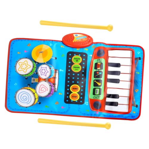 TOYANDONA Musik-Pad kinderteppich fußmatte kinderspielzeug spielmatte teppiche Musikalische Klaviermatte Musikmatten Bodenklaviermatte für Kleinkinder Klaviermatten Abs von TOYANDONA