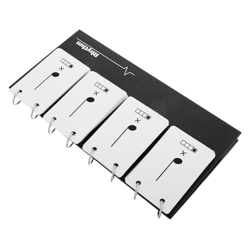 TOYANDONA Musik Rhythmus Karten Tragbare Musik Lernkarten für Notenlesen und Rhythmus Training Langebige Flashcards für Musikunterricht und Übung Unterwegs TOYANDONA Musik Rhythmus Karten Tragbare Musik Lernkarten für Notenlesen und Rhythmus Training Langebige Flashcards für Musikunterricht und Übung Unterwegs von TOYANDONA