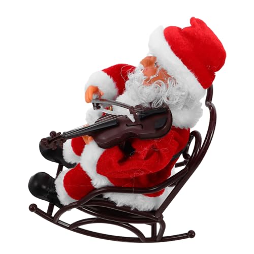 TOYANDONA Musikalische Elektrische Weihnachtsmann-Figur mit und Geige Kreatives Farbenfrohes Xmas und Erwachsene Langlebige Weihnachtsdekoration für Party und Zuhause TOYANDONA Musikalische Elektrische Weihnachtsmann-Figur mit und Geige Kreatives Farbenfrohes Xmas und Erwachsene Langlebige Weihnachtsdekoration für Party und Zuhause von TOYANDONA