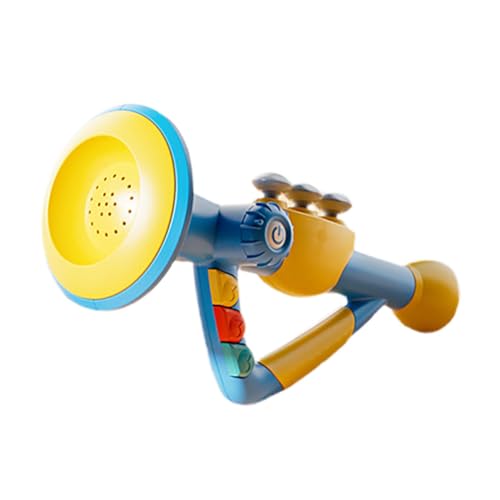 TOYANDONA Musikalisches Kinderinstrument Trompete mit Realistischen Pfeiftönen Kindersicheres Material Fördert Musikalische Entwicklung für Junge Mädchen und Kleinkinder Jahre von TOYANDONA