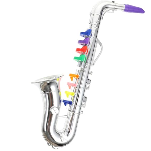 TOYANDONA Musik Instrumente für Kinder kinderinstrumente Kinder musikinstrumente Spielzeugsaxophon simuliertes Saxophonspielzeug Spielzeuge Spielzeuginstrument aus Kunststoff Sax-Modell Mini von TOYANDONA
